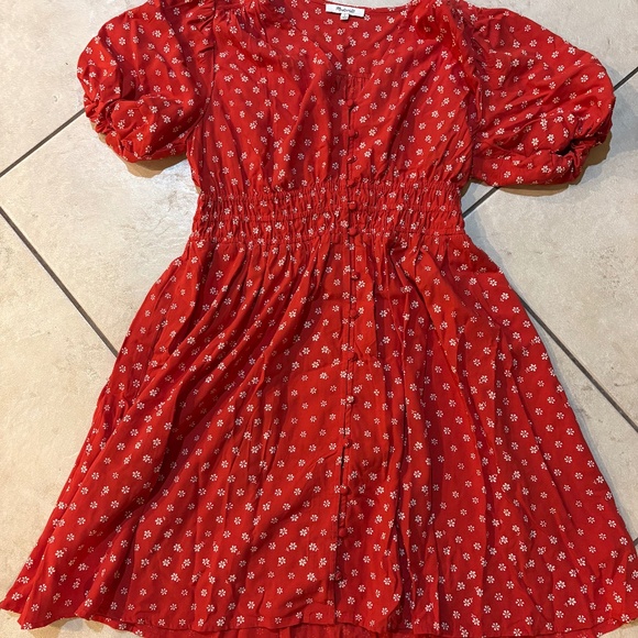 Madewell Red Dress - Picture 1 of 5